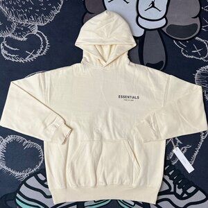 Fear of God White Hooded Sweatshirt